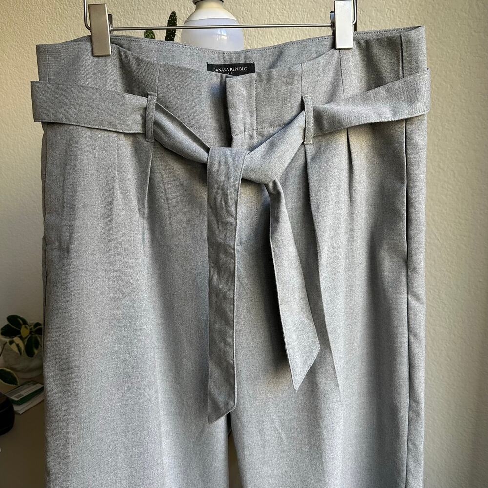 Banana Republic Gray Wide Leg Trousers